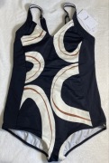 Triumph NOWY! 44C Summer Allure OW 01 strój kąpielowy czarno-kremowy nowy
