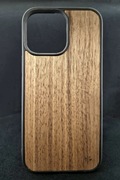 Etui / case drewniany dla Iphone 15 PLUS  Orzech Amerykański 