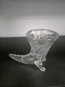 Kryształowy wazon róg 