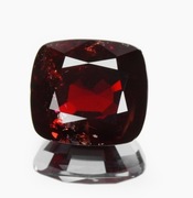 Naturalny Spinel 2.29 ct – Dark Orangy Red – Cushion Certyfikat ALGT Rzadki