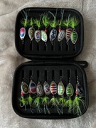 Hit nowość zestaw blystek obrotowych z wabikiem 