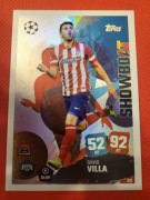 MATCH ATTAX UCL 2025/26 2026 SHOWBOAT 419 DAVID VILLA ATLETICO MADRYT