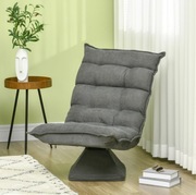 Fotel podłogowy z regulowanym oparciem do salonu