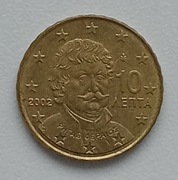 GRECJA - 10 EUROCENT 2002