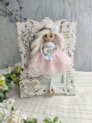 Pamiątka Chrztu Świętego Anioł Stróż w ramce 