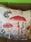 Poszewka na poduszkę z grzybami