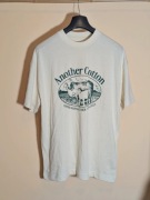 Koszulka biała t-shirt z nadrukiem Another Cotton M biała