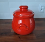 Garnek beczułka kamionkowa garnek gliniany