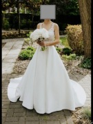 Suknia ślubna Justin Aleksander z trenem 