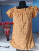 Letnia Sukienka Ażurowa ACCESSORIZE 100% Bawełna Organiczna S/M Boho