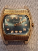 Zegarek zlocony  RAKIETA  AU10  TELEWIZOREK ZSRR  SPRAWNY