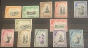 Swaziland 1961 - Zestaw 11 szt. MNH (Czyste) - Królowa Elżbieta II, R1, R2