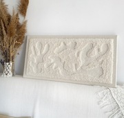 Obraz ręcznie tkany na ścianę, styl hygge boho 