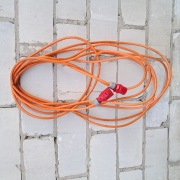 Przedłużacz Kabel siłowy SILIKONOWY 5x2,5 32A 20mb pr. Nowy