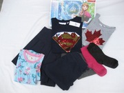 ZESTAW MARKOWYCH UBRAŃ DZIEWCZYNKA  6 - 7 /116 - 122 GRATIS - PUZLE