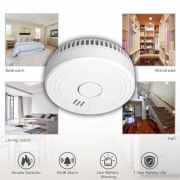 lro FS1801 Czujnik Dymu, Biały, 8 sztuk