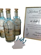 List w butelce - księga gości ślubna 2025  dekoracja i pamiątka