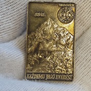 Odznaka PTTK Wadowice Każdemu Jego Everest złota