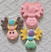 GŁOWA JELENIA Bożonarodzeniowa forma silikonowa 23*21*3.8 Pieczenie Musy