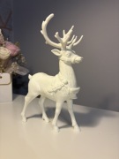 DUŻY RENIFER DEKORACYJNY - Biały