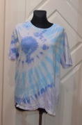 T-shirt SINSAY XXL – Tie-Dye Błękit i Fiolet, 100% Bawełna
