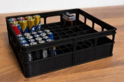 Organizer na baterie AA AAA 9V XXL Pojemnik 14x12x5 cm