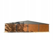 Garaż blaszany 12x6 - Brama 1.90 profil ocynk Premium