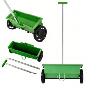 Siewnik Ręczny Ogrodowy Rozsiewacz do Nasion Trawy Nawozu Piasku Soli 6L  