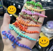 Figurka ruchoma gekon jaszczurka 3D gad piniata 