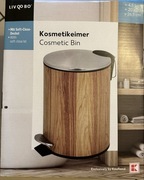 Śmietnik kosz na śmieci łazienkowy 4,5l stal nierdzewna