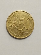 Sprzedam monetę Francja 50 eurocentów 2001r. Siewca stan dobry