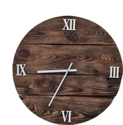 ZEGAR ŚCIENNY,  STARE DREWNO,RUSTYKALNY, VINTAGE