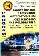 ...DMP2L KSŻ Krosno - PKŻ Polonia Piła 13.06.2004...