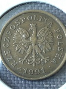 5 groszy 1991 moneta obiegowa 