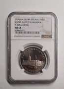 Próba NIKIEL 100 złotych 1974 Zamek Królewski NGC MS64