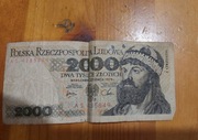 2000 zlotych Mieszko i Chrobry 1979 seria AS