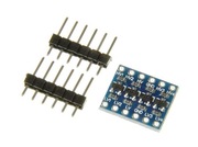 Konwerter stanów logicznych 3,3-5V, 4 kanałowy