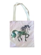 Torba z uszami efekt holo jednorożec 