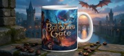 Baldurs Gate gra prezent dla gracza geeka kubek ceramiczny