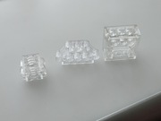 Lego klocek Technic Connector 32333, 6588 2850a (Trans-Clear) przezroczysty