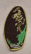 Naszywka PRL PTTK Spotkanie pod Jodłami im. M. Radwana w Ostrowcu Św. 1984r