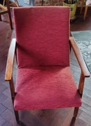 Fotele - 6 szt.- bordowe/zielone