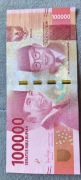 100000 Rupii Indonezyjskich UNC 