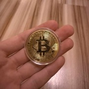 Moneta pamiątkowa Bitcoin - kolekcjonerska