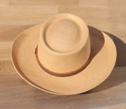 Stetson Panama Gambler kapelusz ręcznie pleciony w Ekwadorze rozmiar 57