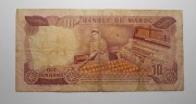 stary banknot 10 Dirhamów Maroko