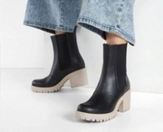 Buty botki damskie skóra ekologiczna r.41,wkł.27,5cm