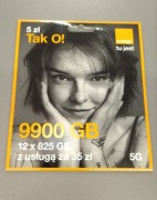 Złoty numer Orange  518 517 100