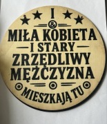 Tabliczka do domu, do powieszenia w stylu Vintage retro z drzewa Nowa