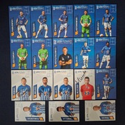 Lech Poznań 2 karty klubowe oryginalny autograf